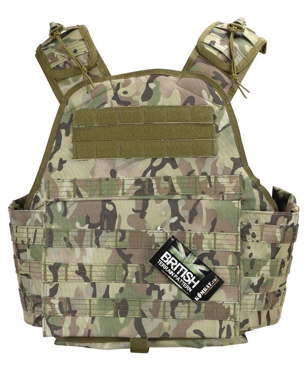 Kombat BTP Camo Viking Molle Battle Platform with side utility pouches and quick release buckles