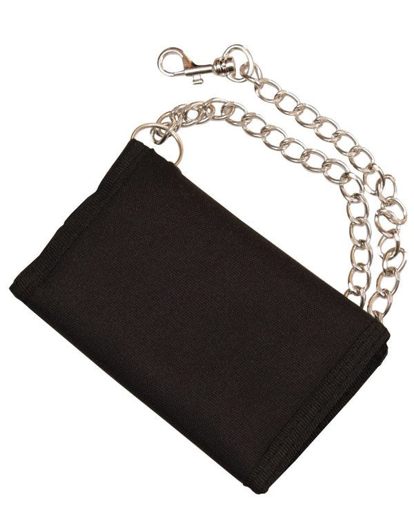 Black Military Wallet with key chain
