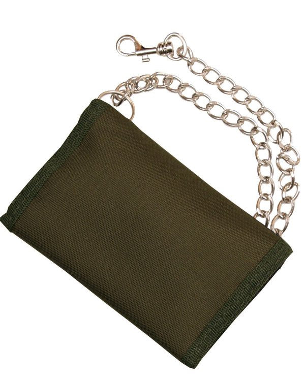 Olive Green  Military Wallet with key chain